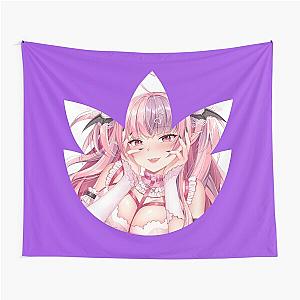 Ironmouse Cute VTuber Girl Leaf Tapestry