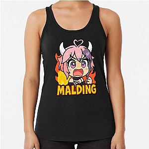 Ironmouse Mario Party Style Sticker Racerback Tank Top