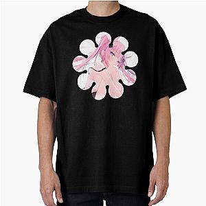 Ironmouse Cute Vtuber Girl Geometric Flower Oversized T-Shirt