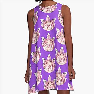 Ironmouse Cute Vtuber Girl A-Line Dress