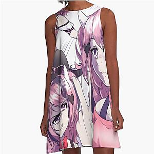 Ironmouse Waifu: The Pink Haired Anime Streamer Girl Beauty You Need to See A-Line Dress