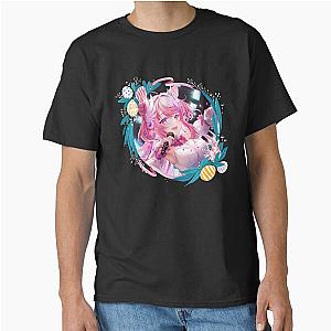 Ironmouse Cute Vtuber Singing with Beautiful Floral Frame Classic T-Shirt