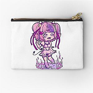 Ironmouse Bubblegum Candy Succubus vtuber outfit Zipper Pouch