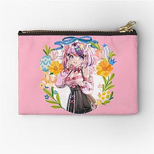 Ironmouse Cute Vtuber Girl with Beautiful Garland Zipper Pouch
