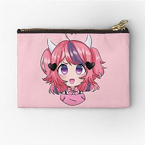 Ironmouse chibi Vtuber Zipper Pouch