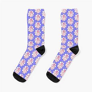 Ironmouse Vtuber Girl Geometric Flower Socks