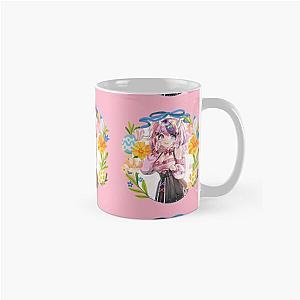 Ironmouse Cute Vtuber Girl with Beautiful Floral Classic Mug