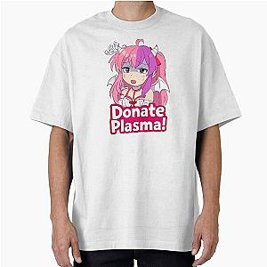 Ironmouse Mario Party Style Sticker Donate plasma! Post Donation Dizzy Edition Oversized T-Shirt