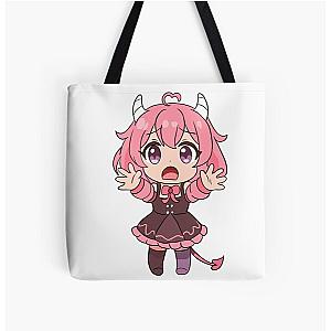 Ironmouse chibi style I Want Uppies! Design All Over Print Tote Bag