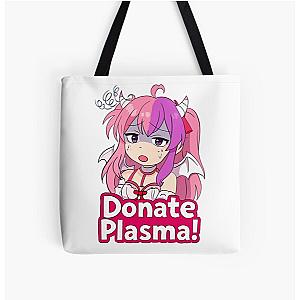 Ironmouse Mario Party Style Sticker Post Donation Dizzy Edition All Over Print Tote Bag