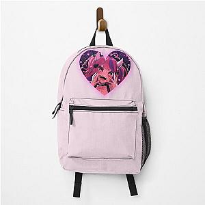 Ironmouse Cute Vtuber Girl with Devil Horns Backpack