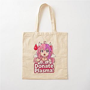 Ironmouse Mario Party Style Sticker Cotton Tote Bag 2nd Donate Plasma