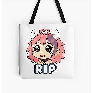 Ironmouse Mario Party Style Sticker All Over Print Tote Bag