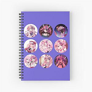 Ironmouse Vtuber Girl Pack of 9 Spiral Notebook