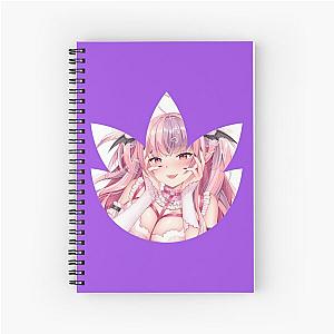 Ironmouse Vtuber Leaf Cut Spiral Notebook