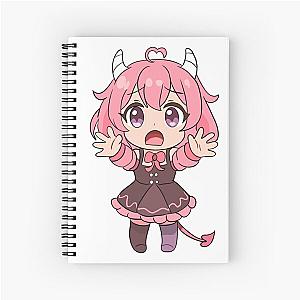 Ironmouse chibi style I Want Uppies Design Spiral Notebook