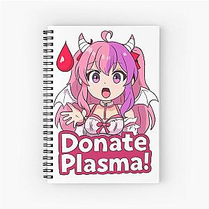 Ironmouse Mario Party Style Sticker 2nd Donate Plasma Spiral Notebook