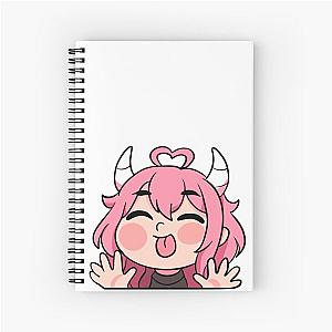 Ironmouse Chibi Peeker Style Licking the Window Spiral Notebook
