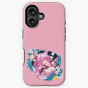 Ironmouse Cute Girl Singing with Floral Garland Frame iPhone Case