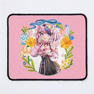 Ironmouse Cute Vtuber Girl with Beautiful Floral Mouse Pad