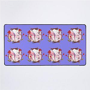 Ironmouse Cute Vtuber Girl Floral Desk Mat