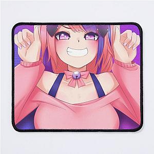 Ironmouse Waifu The Pink-Haired Anime Streamer Girl You Need to See Mouse Pad