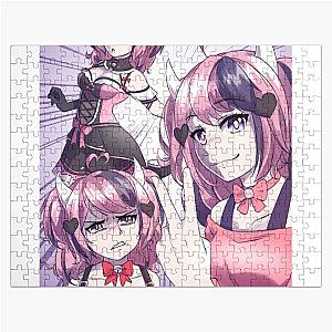 Ironmouse Waifu The Pink Haired Anime Streamer Girl Beauty Jigsaw Puzzle