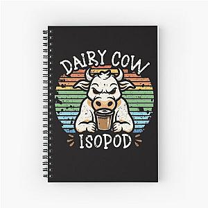 angry dairy cow isopod  Spiral Notebook