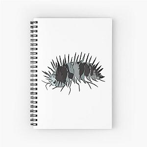 White Skull Isopod Spiral Notebook