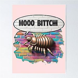 Dairy Cow Isopod  Poster