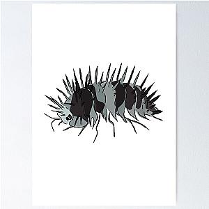 White Skull Isopod Poster