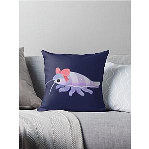 Ribbon giant isopod Throw Pillow