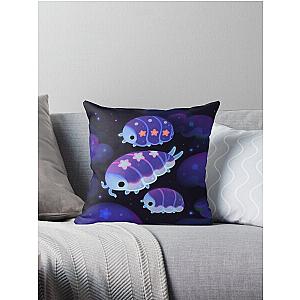 Cloud isopod - Starry night Throw Pillow