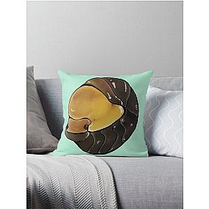 Cubaris "Rubber Ducky" Isopod - Rolled Up! Throw Pillow