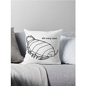 sad isopod hours Throw Pillow