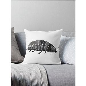 Daily Cow Isopod sticker Throw Pillow