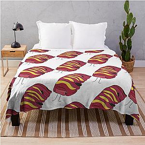 Scarlet Isopod Throw Blanket