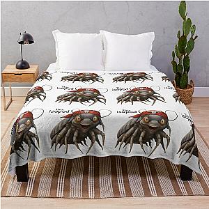 dairy cow isopod Throw Blanket