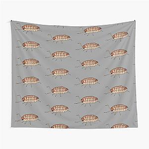 Peach Isopod Tapestry