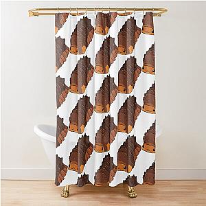 Shiny Gator Isopod Shower Curtain