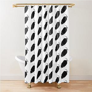 Isopod Silhouette Shower Curtain