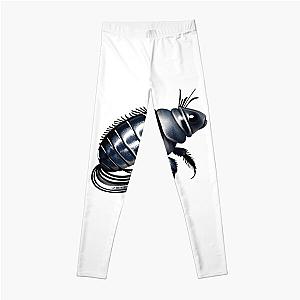 Metallic Isopod Art Illustration  Leggings