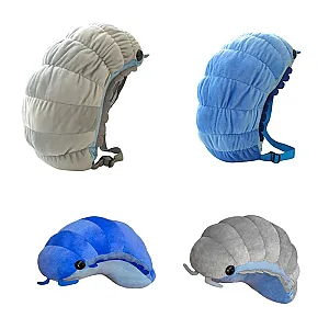 Creative Simulation Insect Plush Toys Soft Cartoon Backpack Isopod