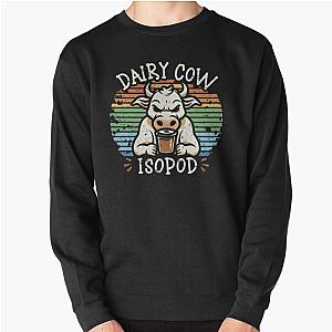 angry dairy cow isopod  Pullover Sweatshirt