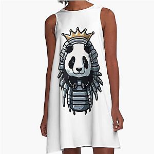 panda king isopod  2 A-Line Dress