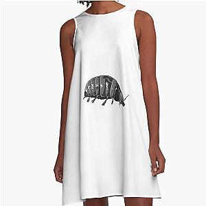 Daily Cow Isopod sticker A-Line Dress