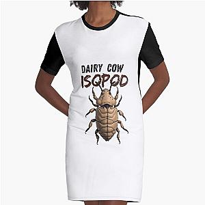 dairy cow isopod 2024  Graphic T-Shirt Dress