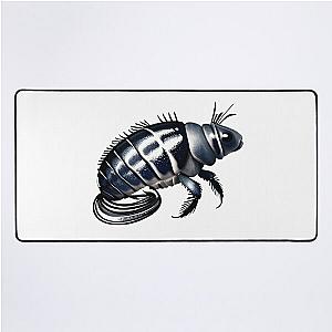 Metallic Isopod Art Illustration  Desk Mat