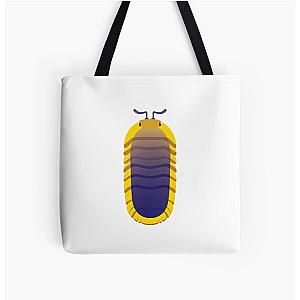 Lemon Blue Isopod All Over Print Tote Bag