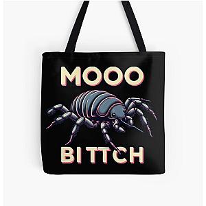 Dairy Cow Isopod - Moo Biich All Over Print Tote Bag